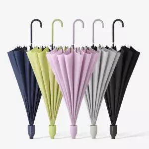 장마철 필수템 자동 원터치 16살대 빗물받이 캡커버 자바라 자동 장우산