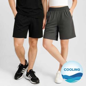 아이스 트레이닝 반바지 헬스 여름 기능성 메쉬 쿨론 츄리닝 바지 남녀공용