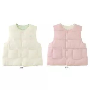 [밍크뮤](강남점)[강남점 단독] 이월) 뮤뮤 웜라이트 조끼 2종중 택 1 (백일.돌.출산선물)