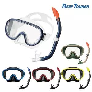 투사 스노클링 마스크 세트 RC-1117Q 리프투어러