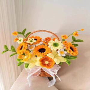 모루 꽃만들기 꽃다발 졸업식 나비 취미 커비 인형만들기