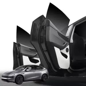 루젠 테슬라 모델 Y 주니퍼 도어커버 가죽 4P 풀세트