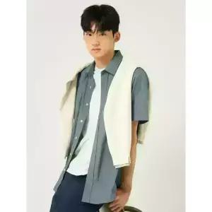 [빈폴] 나일론 시어서커 반소매 셔츠 그린 (BC5765C46M)