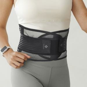 라라애플 메쉬 허리 보호대 복대 얇은 여름용 초경량 고탄성 이중밴드 통기성