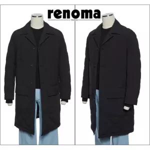 [롯데백화점]레노마 F/W 가을/봄/초겨울까지 입는 트렌치코트 세미오버핏 블랙컬러 EK3653