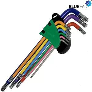 블루팩 별렌치세트 BSW-9L1대형 9종 T10-T50 드릴 드라이버날