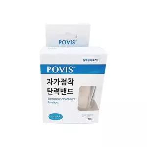 수성 포비스 자가점착밴드 코반 압박 탄력 접착붕대 손가락 7.5cmX4.5m 3인치 1롤
