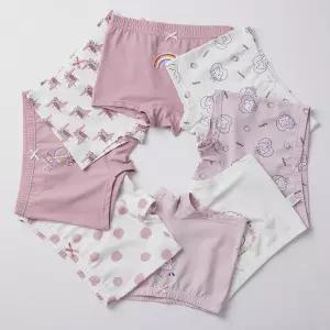 스콕스 주니어 여아 아동 유아 초등 사각 드로즈 팬티 8매 세트 WPS-958