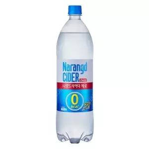 나랑드 사이다 1.25L X 12PET 탄산 제로사이다 음료수