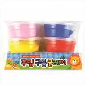 꾸밈 칼라 클레이세트 6색 세트 구름클레이 조각 도구 점토 놀이