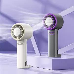2초 강력한 핸드 급속 핸디 선풍기 Y32 손풍기 5엽 아이스 휴대용 냉각 선풍기 휴대용 미니 급속냉각