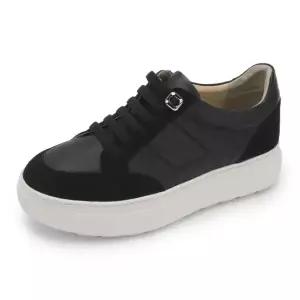 [롯데백화점]금강 금강 랜드로바 여성 캐주얼 키높이 밴딩 스니커즈 LAUOXC5227WG1 블랙