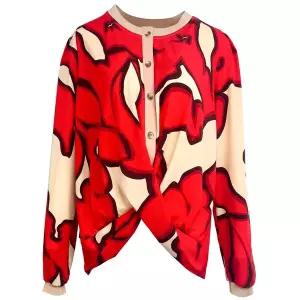 [데시데](의정부점)트위스트 오버랩 블라우스 DPS107