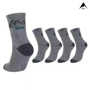 네파 다이나믹 쿠션 등산 중목 그레이 남 5팩 NPCDYMDL-GR5