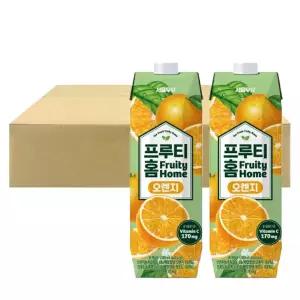 서울우유 프루티홈 오렌지 주스 1000mlx9개