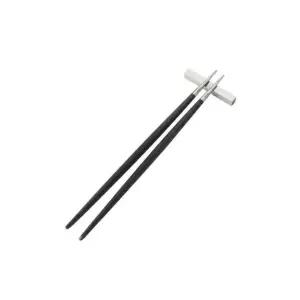 [큐티폴] 고아 젓가락세트 블랙실버