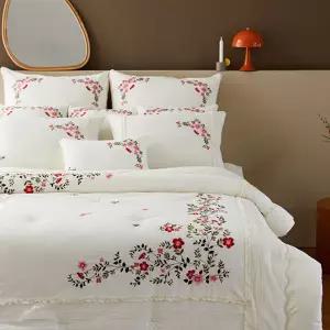 [효재] 와일드 로즈 광목차렵 침구세트 K