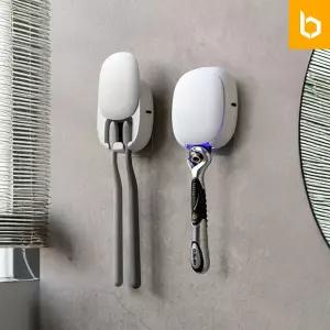 유즈비 UVC 듀얼 면도기 칫솔살균기 건조기능 살균 거치대