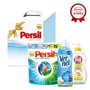 [하프클럽/] 선물세트 퍼실 디스크 26개입 버넬0.9L 프릴700ml