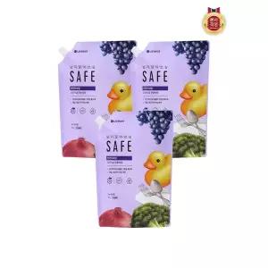 세이프 주방세제 천연미네랄 오리지널 리필 1L x 3개