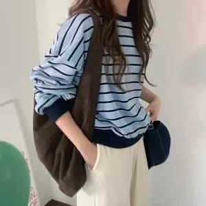 하모스 코튼 단가라 맨투맨 