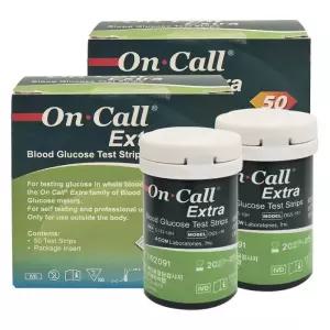 온콜 엑스트라 혈당 시험지 100매 체크지 측정 검사지 D