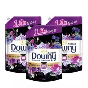 다우니 초고농축 섬유유연제 미스티크 리필 1.35L 3개