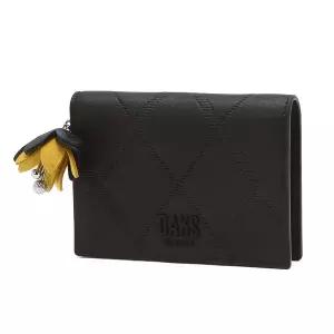 [닥스](강남점)DCWA5F813BK [아가일][지폐수납가능] 블랙 소가죽 2단 카드지갑