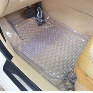 PVC 라텍스 자동차 투명 발판 플라스틱 다이아 앞줄 카매트