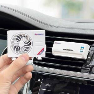 여름 에어컨 모형 차량용 환기 소재 하이 방향제 비행기 돌고래 인테리어 실리콘