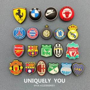 클로그 지비츠 호환 남자 신발 장식 FC 자동차 액세서리 로고 악세사리 파츠 축구 구멍