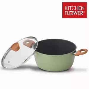 그린베일 IH 세라믹코팅 인덕션 양수 냄비 24cm 전기레인지 하이라이트 가스레인지 모든열원 사용