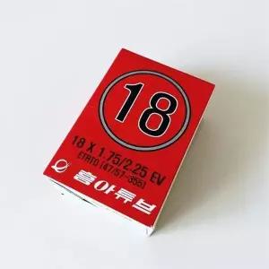 흥아타이어 자전거 18인치 튜브 18x1.75/2.2 던롭