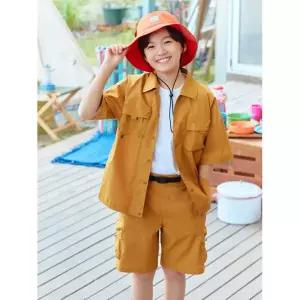 매장정품 탑텐 TOPTEN KIDS 남아) 테마 썸머캠프 4부 입체포켓 우븐쇼츠_MKE2PH1212 MKE2PH1212 150476
