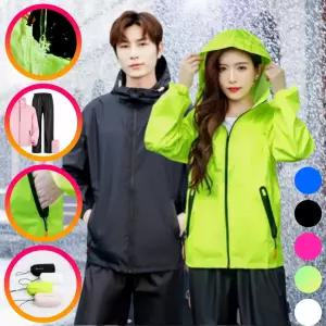 고급 방수우의 상하세트 남녀공용 초경량 골프 캠핑 배달 필수템 포켓수납 5컬러 4사이즈 370g