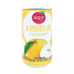 해태 과일촌 배 175ml 30입, 2개, 드링크 캔음료 음료수 미니 도매 시원한 매실 청포도 캔 세트