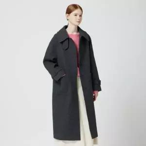 [롯데백화점]씨씨콜렉트 헤링본 아웃포켓 롱 코트 C254MSG181
