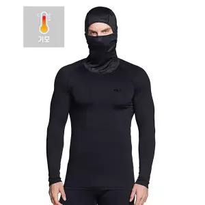 [테슬라][한정특가] 히트핏 라이트 웜 남성 바라클라바 후드 마스크 발열내의 겨울 보온 방한내복