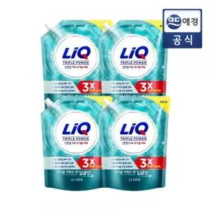 [리큐][S]리큐 진한겔 딥클린 트리플 파워 2L 4개 일반 드럼