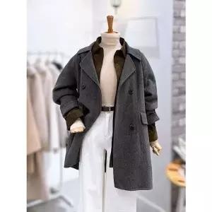 [NS홈쇼핑][레코브]더블버튼 누빔안감 하프코트(LC21EZHD003X)[35558652]