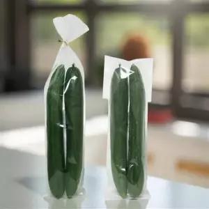 애호박 비닐 두릅 야채 봉투 투명 보호 과일 봉지 작물 포장지 200매