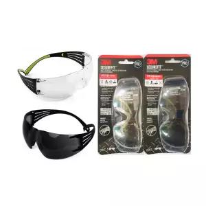 3M 안전 고글 SF400 - 거울렌즈(미러),검정렌즈