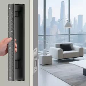 현대HT TDL-A5001F 신형 현관문 지문인식 디지털 도어락 번호키 카드키 교체 