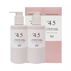 해피바스 PH4.5 약산성 로즈 여성청결제 300ml x2