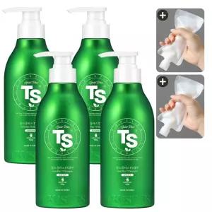 TS 골드 플러스 샴푸 500g X 4EA + 소분 파우치 2