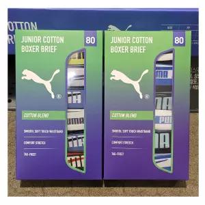 푸마 주니어 드로즈 팬티 6매 브리프 남아 아동 초등학생 중학생 청소년사각