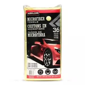 커클랜드 다용도 극세사 시그니처 타올 노랑 36개입 1개 (36개)