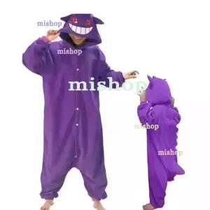  포켓몬 코스튬 팬텀 잠옷 슈트 커플 파자마 수면