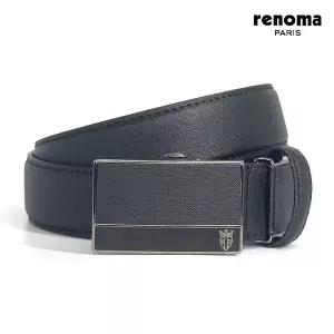 [레노마]패턴 앰블럼 자동벨트 BLACK_RQSBE0011BK