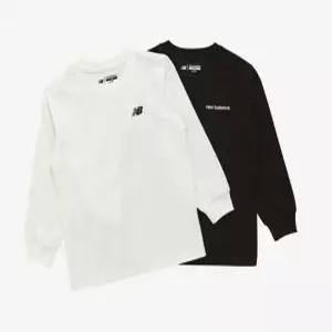 뉴발란스 키즈 ESSENTIAL 긴팔티셔츠 2PACK BB NK9BEB302U 99